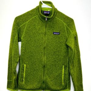 Green Patagonia Zip Up Jacket